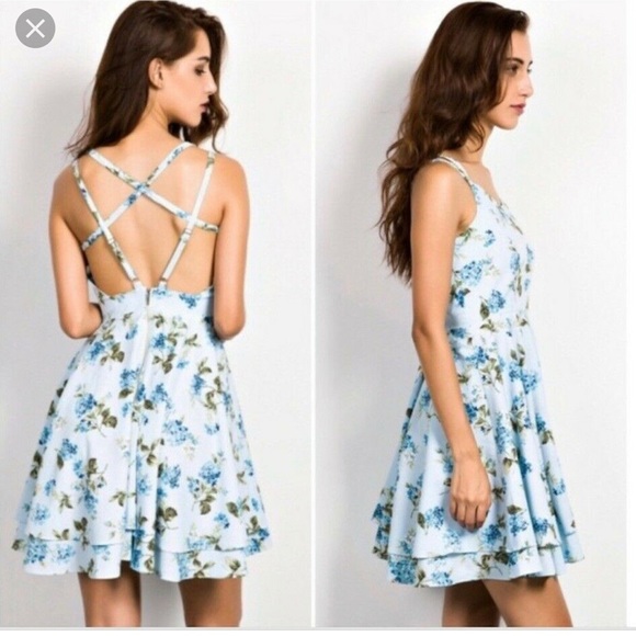 Urban Outfitters Dresses & Skirts - Kimchi Blue | Floral Strappy Back Dress